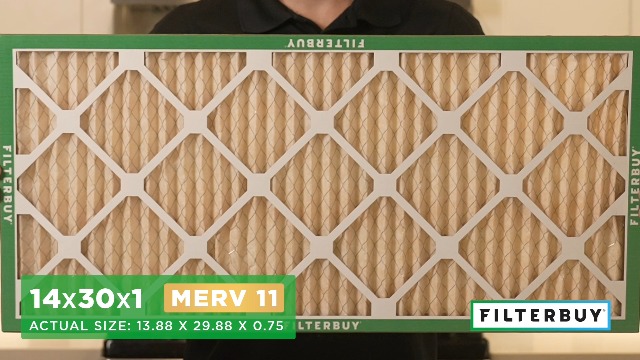 Filterbuy 14x16x1 MERV 11 Air Filter, 4-Pack - Traps Allergens, Pets, Dust For HVAC & Furnace - View #13