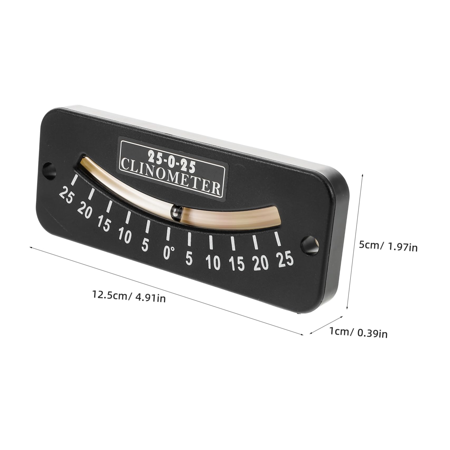 STOBAZA Sailing Angle Finder Instruments and Indicators Professional Level Protractor Small Sailing Level Clinometer Portable Level Protractor Small Angle Finder Black Plastic