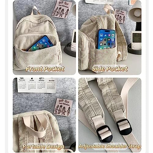 Image of MaxxCloud Vintage Denim Laptop Backpack Casual Canvas Daypack Handbag Purse Lightweight Rucksack Shoulder Bag