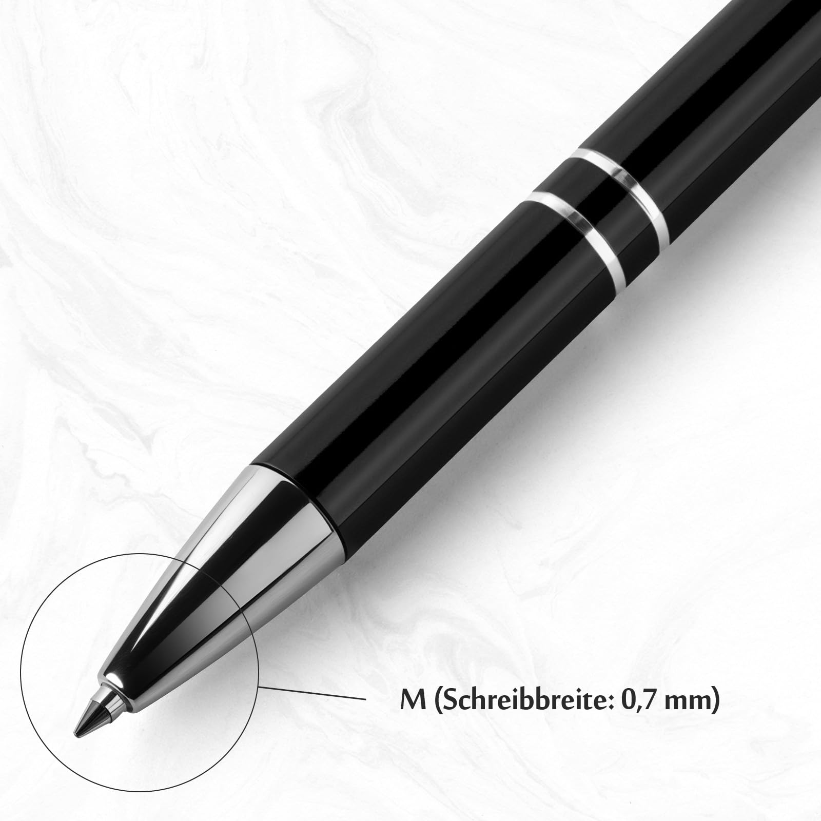 50er Kugelschreiber mit Gravur & Touchpen,Blau Tinte, Personalisiert Pen als Geschenke mit Wunschtext,Abschiedsgeschenk,Glücksbringer Prüfung,Geschäftliche,Werbegeschenk,Werbeartikel