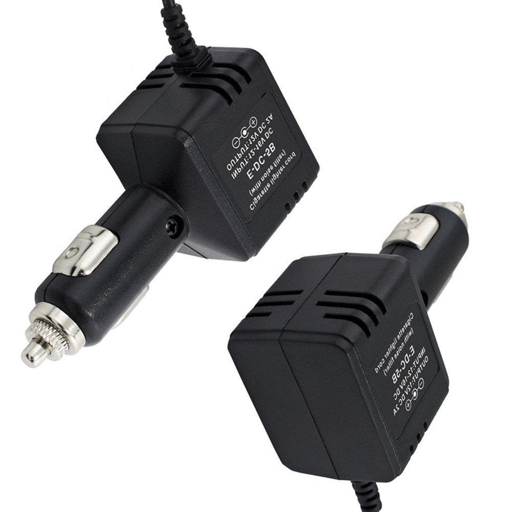Lsgoodcare 12v DC Car Charger Adapter - E-DC-5B Compatible for Yaesu/Vertex Radio FT-817ND VX-8R VX-7R VX-6R FT-60R