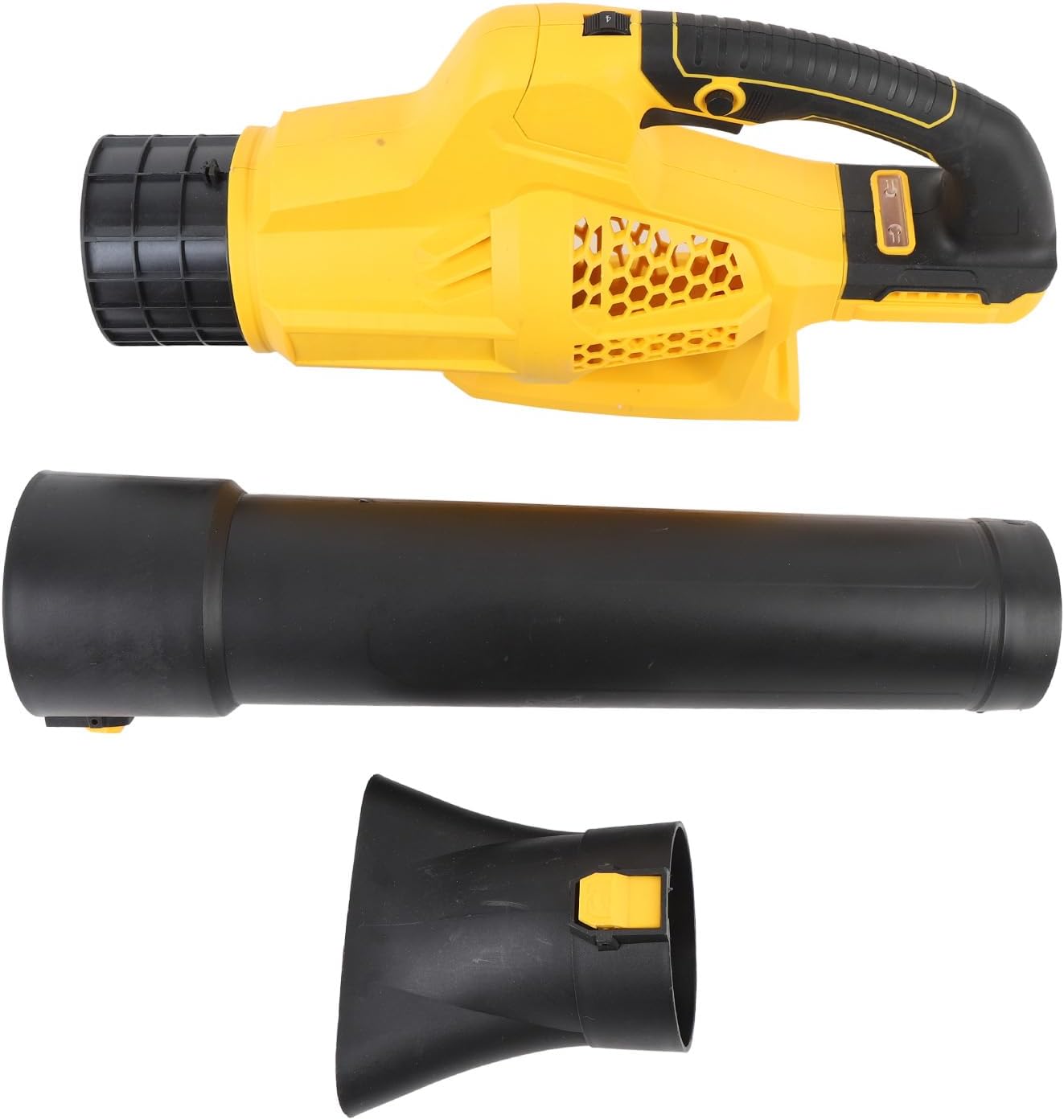 Cordless Leaf Blower, ABS Ergonomic Design, 6 Variable Speed Settings, 400CFM Power for Yard Care and Snow Removal with DCB Series Battery
