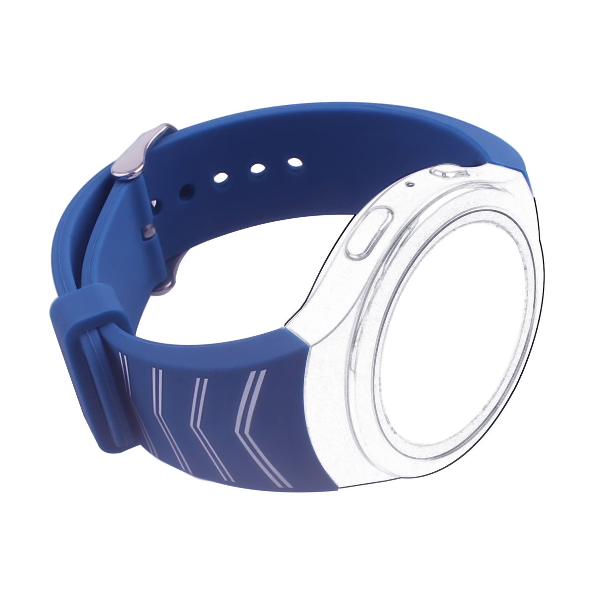 Gear S2 Watch Band, Soft Silicone Replacement Sport Band for Samsung Gear S2 Smart Watch