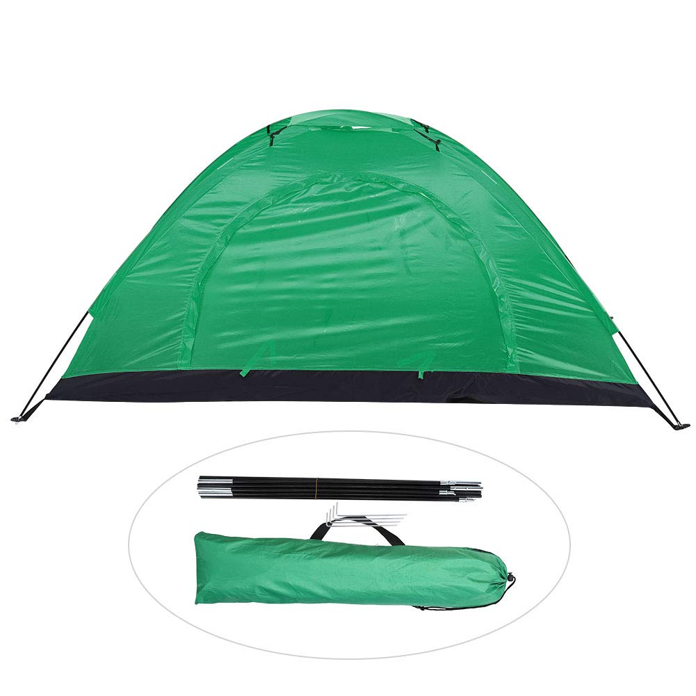 Outdoor Wodoodporny namiot rekreacyjny dla jednej osoby do wspinaczki wędkarskiej (Green)