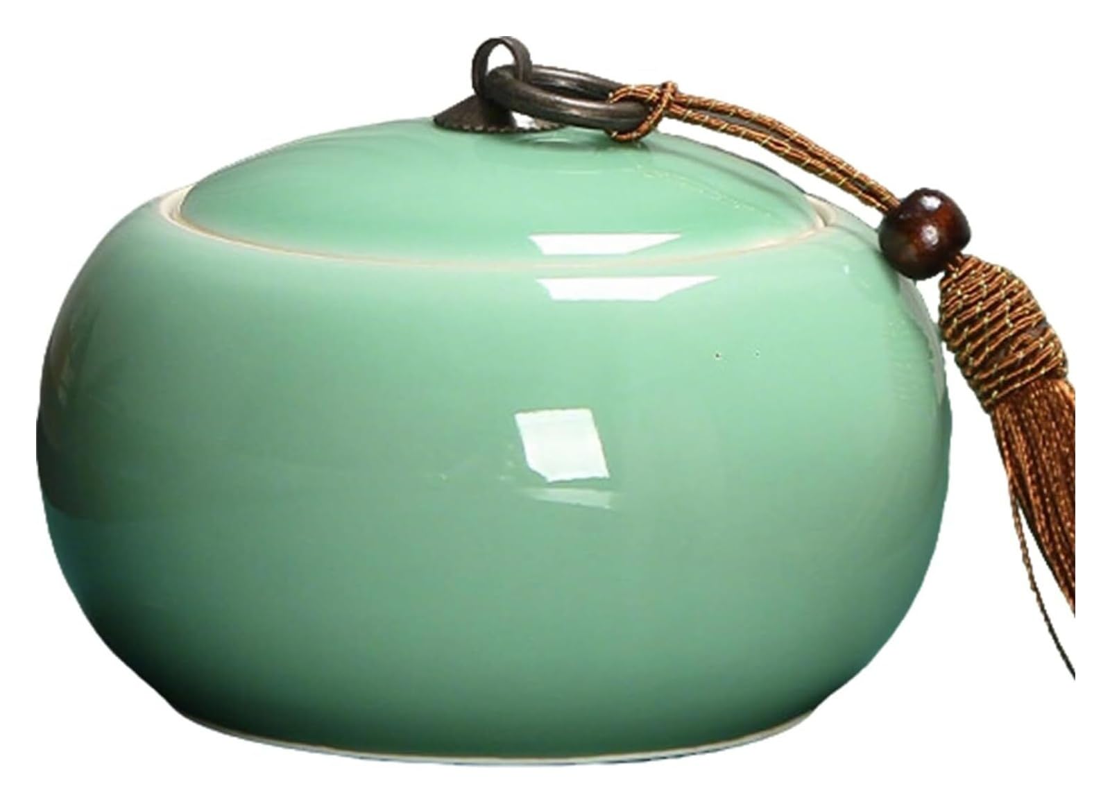 DQZRTUECA Ceramic Tea Canister with Airtight Lid