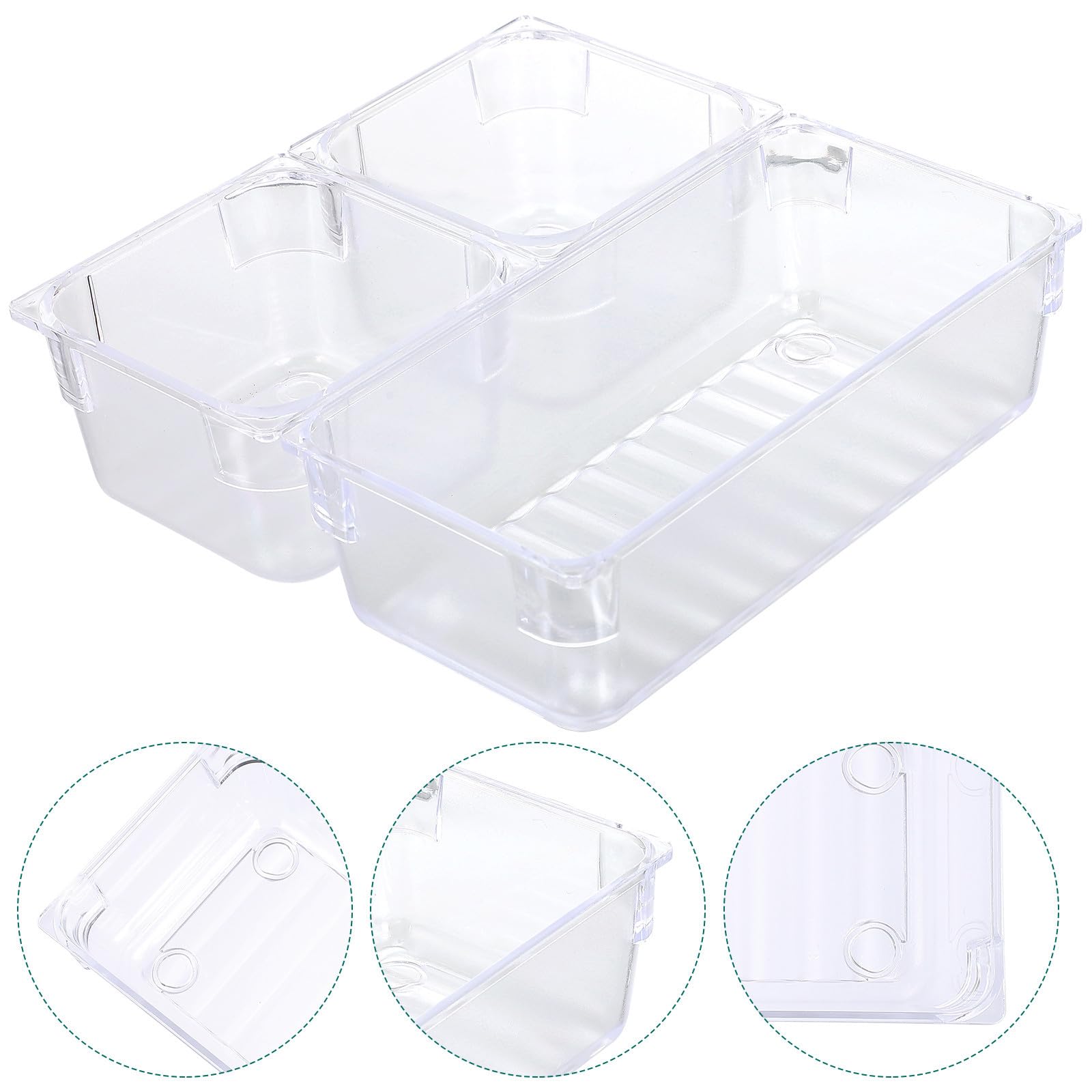 16 Pièces Organisateur de Maquillage de Bureau à Tiroir