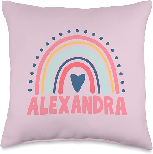 Idea Regalo Personalizzata con Nome Gifts Idea Alexandra Name Custom Woman Myth Legend - Almohada para fiesta de cumpleaños, 16 x 16 pulgadas,