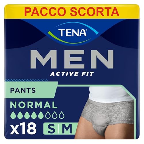 TENA MEN Boxer assorbenti Pants Normal per perdite urinarie, Elasticizzati,