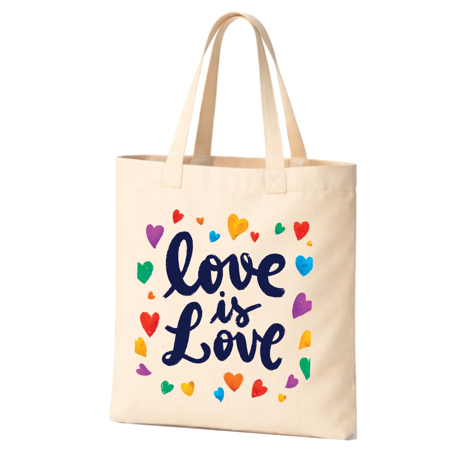 Funny printed tote bag with quirky letters, perfect for women, girls, and teens seeking a playful accessory, Size 14 x 16in, Cotton Canvas, No Closure, Shoulder Strap-image-21