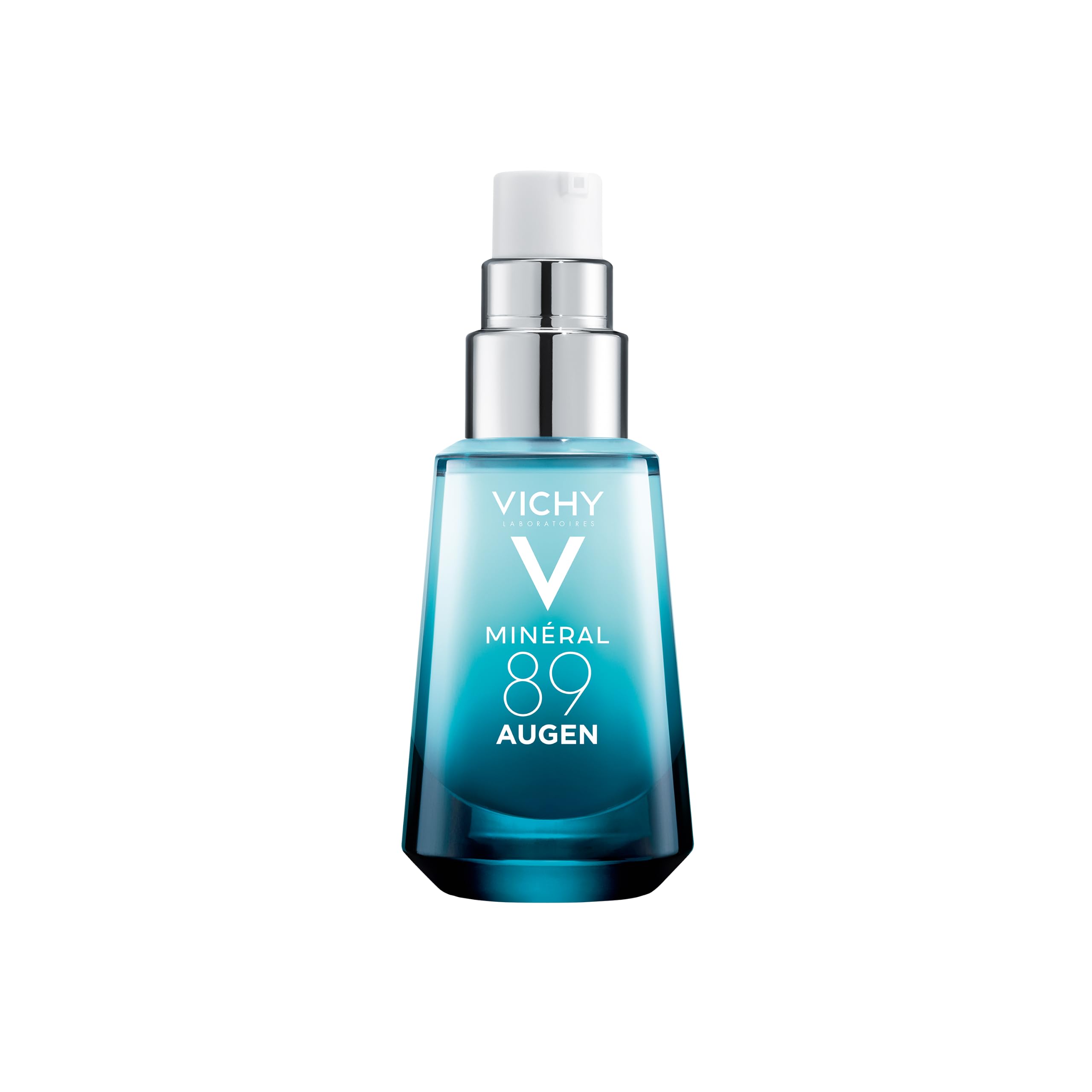 VICHY Augenpflege Hyaluron-Boost mit Sofort-Effekt, Feuchtigkeitsspendend und aufpolsternd, Mildert Augenringe, Mit purem Koffein und 89% Thermalwasser, Minéral 89, 15 ml