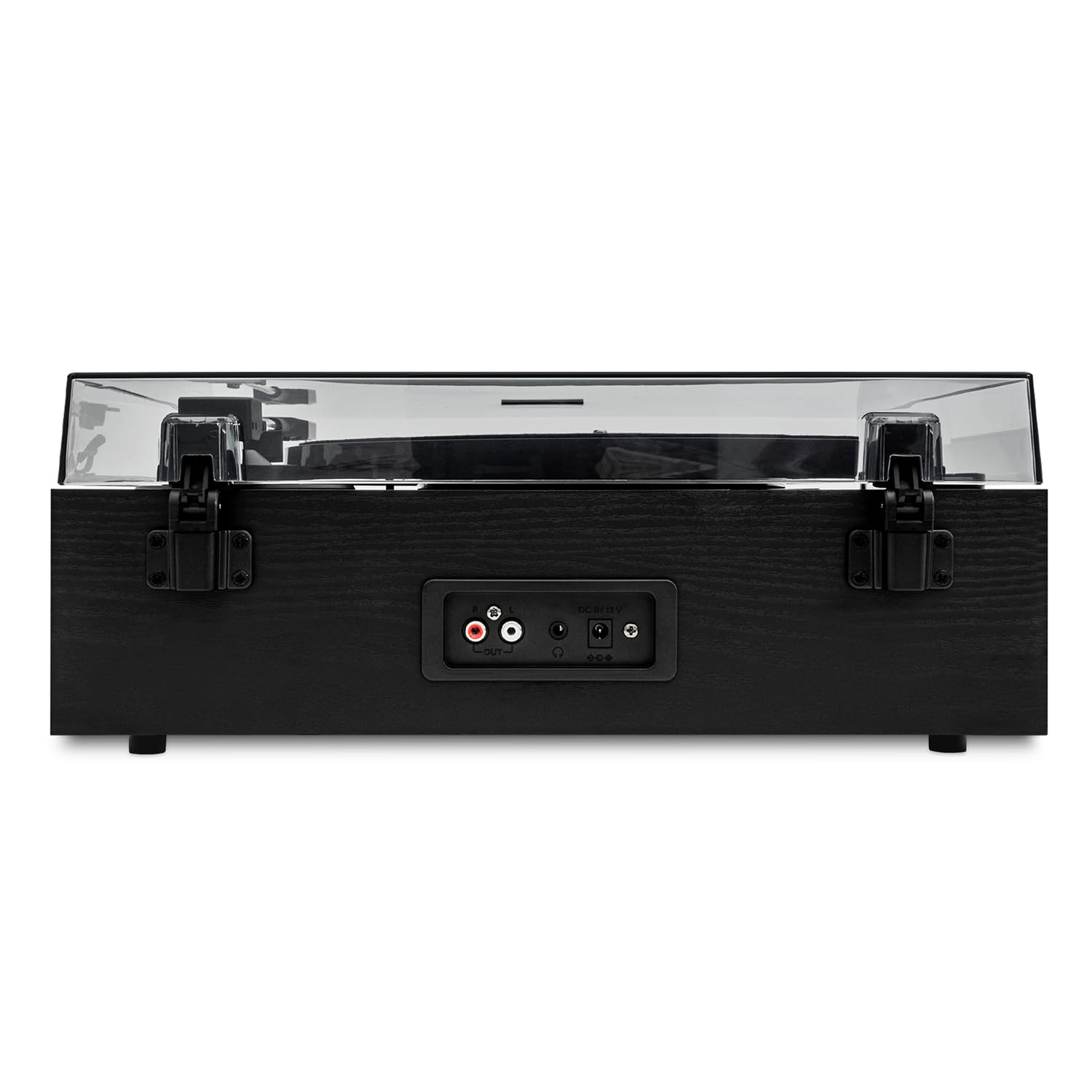 Victrola Eastwood LP – Giradischi Bluetooth a 3 velocità con testina MM Audio Technica AT-3600L, uscita Bluetooth Vinyl Stream, altoparlante flottante anti-salto, uscita RCA e jack da 3,5 mm (Nero)