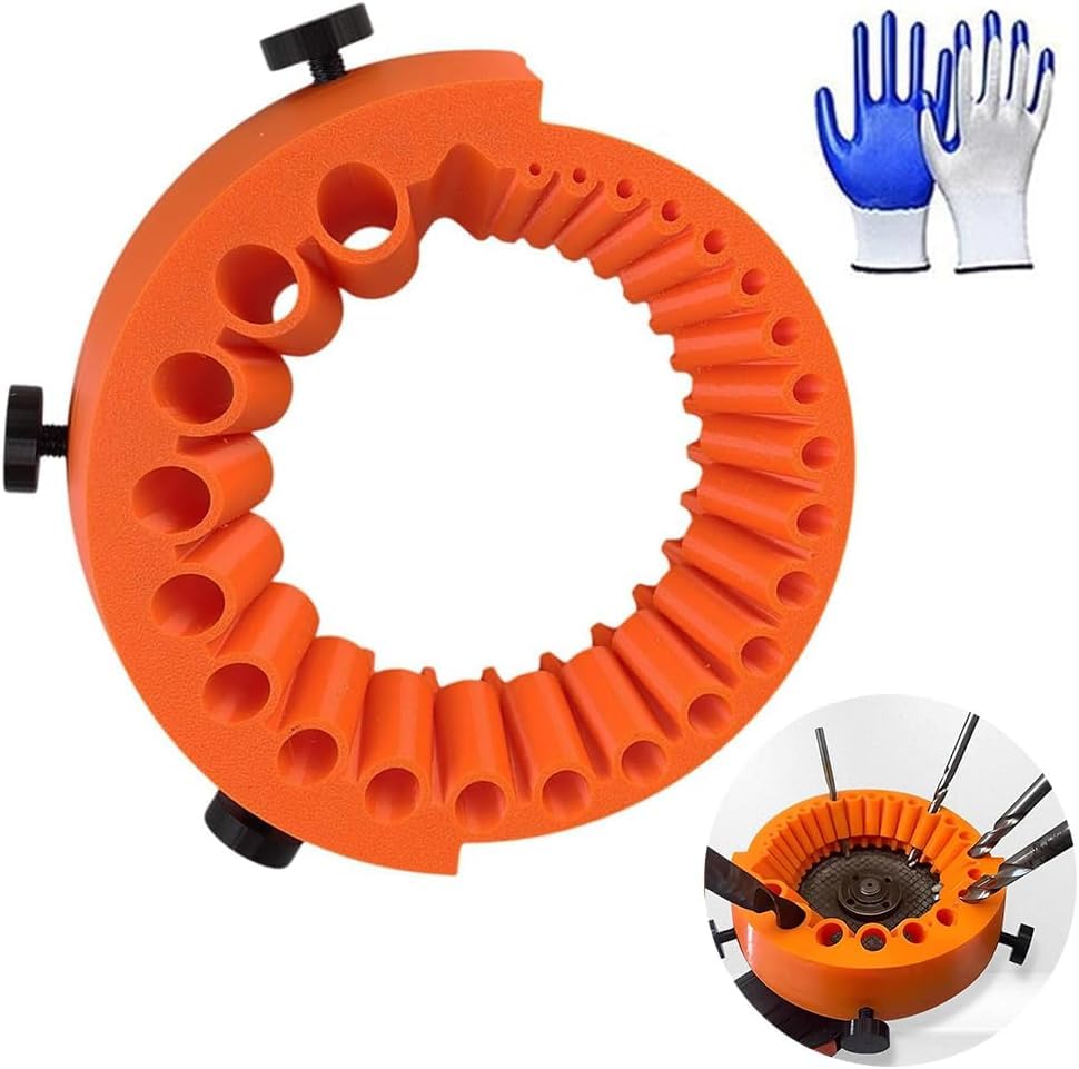 Grinder Drill Bit Sharpener, Power Drill Bit Grinding Attachment, Nuevo Afilador Brocas Amoladora, Accesorio For Afilar Brocas For Taladro Eléctrico, Para Brocas De 2-13 mm y Amoladora De 125 mm