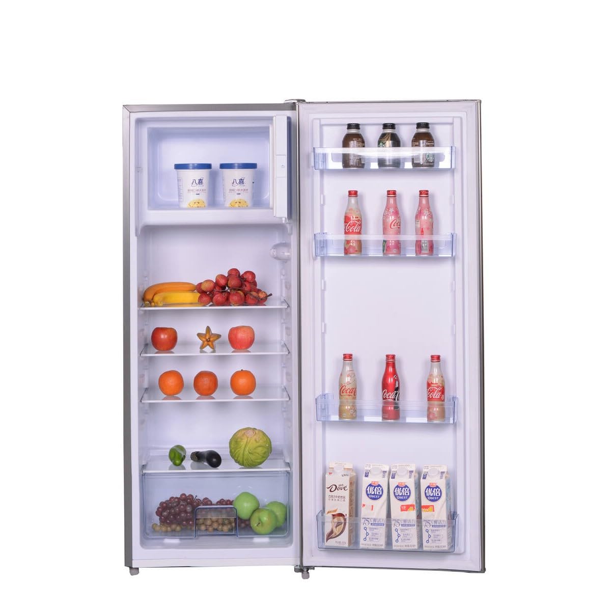 FrigeluX Réfrigérateur Armoire Inox R4A218XD 218 L