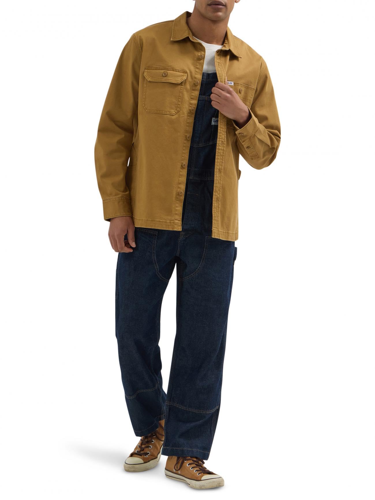 Lee Workwear Relaxed Fit Overshirt, Glazed Ginger, XXL