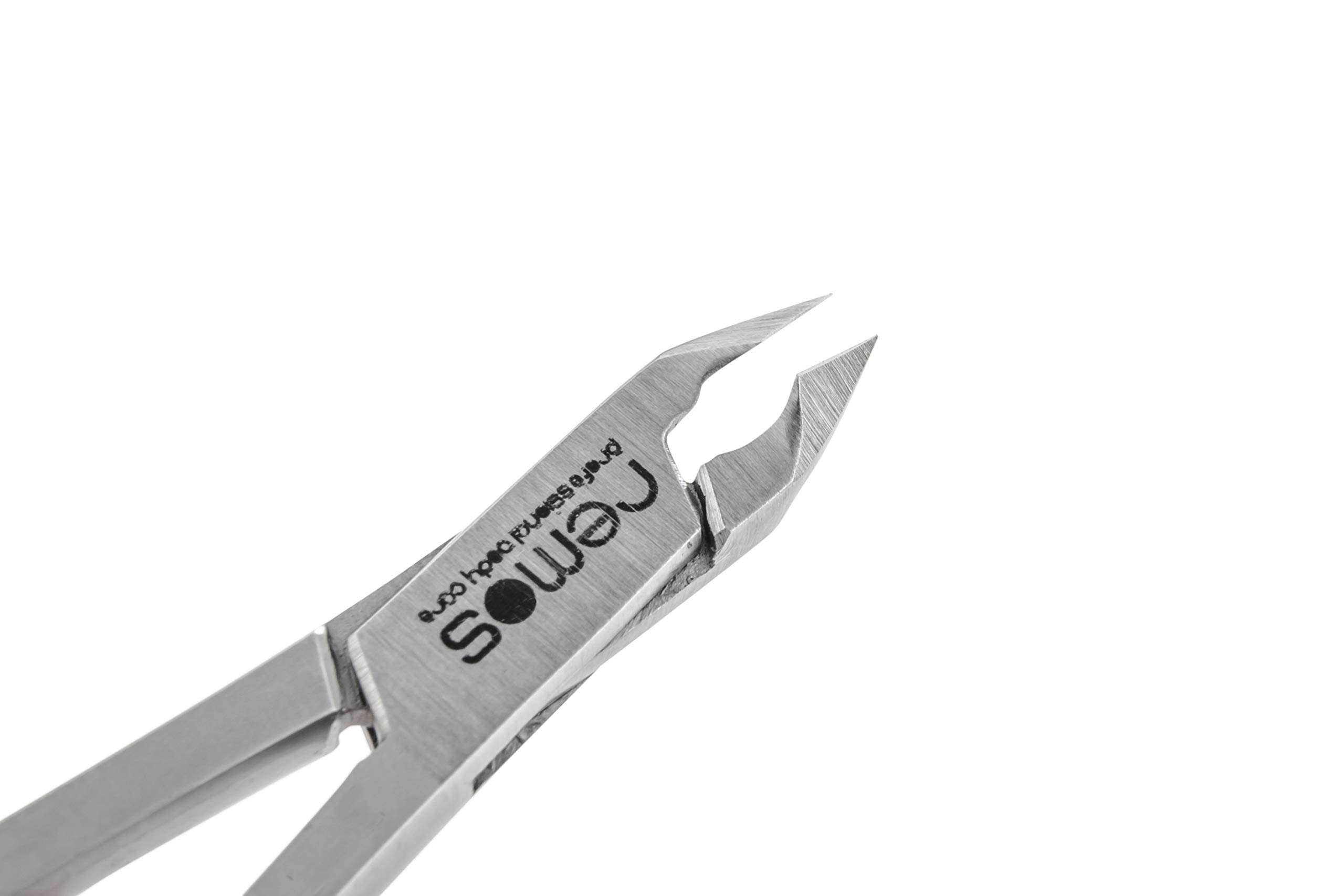 REMOS Hautzange in Scherenform Schneide 4 mm aus rostfreiem Edelstahl - 8 cm