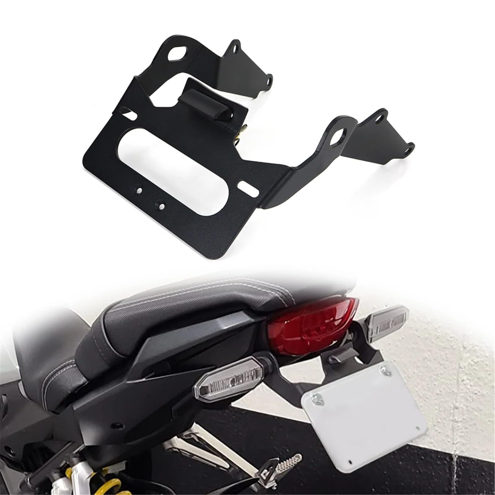 Kennzeichenhalter Motorrad Kompatibel Mit CBR650R Für CB650R 2021-2024 Kennzeichenhalter Halterung Heckklappe Kotflügel Eliminator Kit