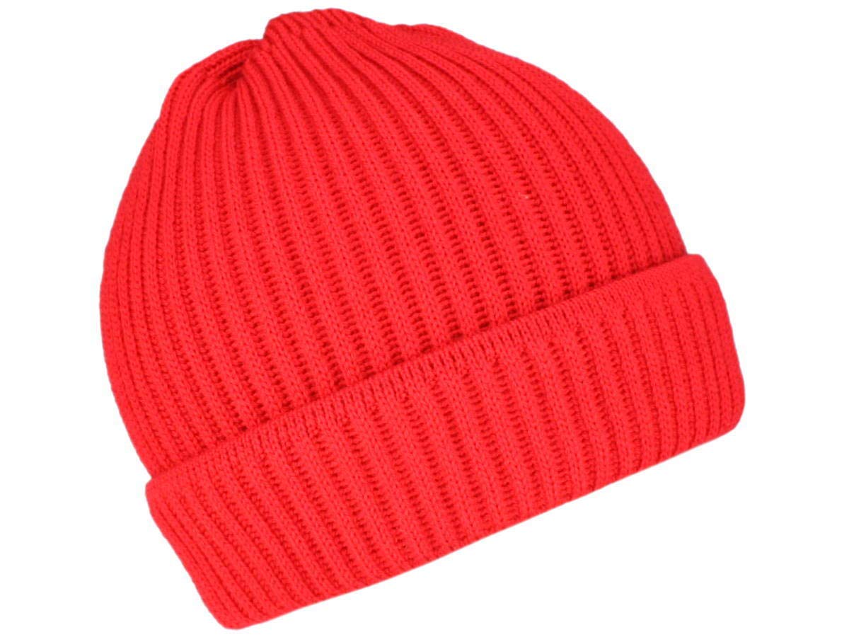 Bonnet en laine mérinos, Rouge (15), taille unique