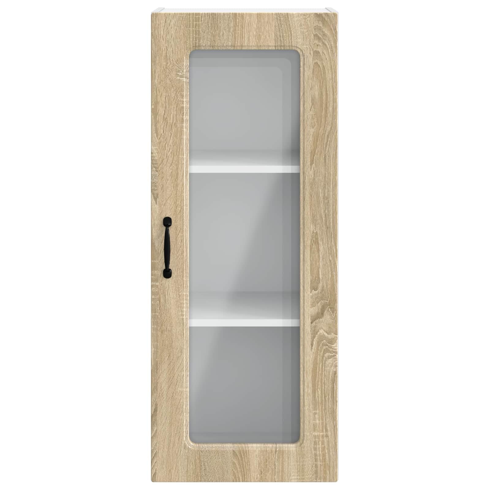 Front do zmywarki Kalmar dąb sonoma materiał drewnopochodny 40 x 31 x 100 cm szafka ścienna z miejscem do przechowywania talerzy, filiżanek, sztućców i organizera na przyprawy