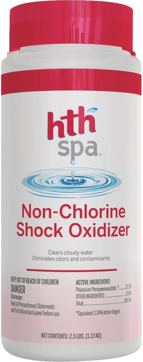 HTH 86237 Non Chlorine Shock Oxidizer Spa and Hot Tub Cleanser, 2.5 lbs