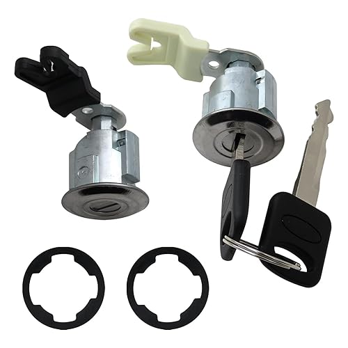 Miniatura 7 de Juego de cilindros de cerradura de puerta de metal con llaves para camión Mazda B3000 1995-02