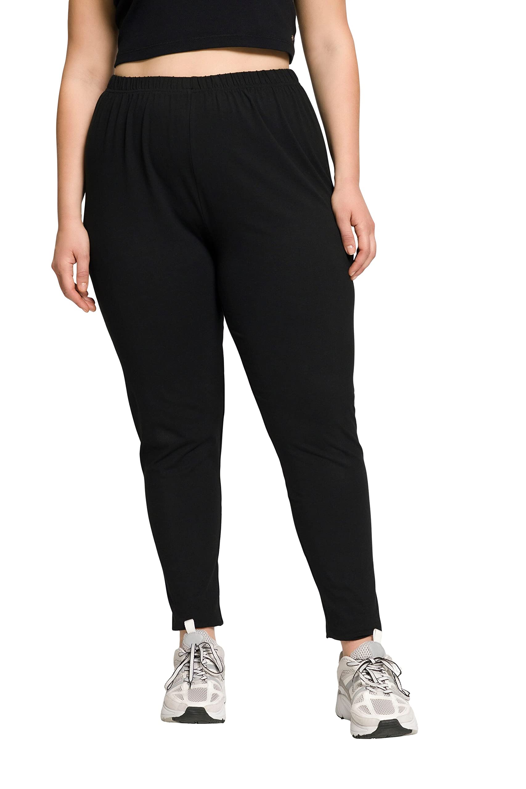 Ulla Popken Panie Legginsy, Odzież Damska, Czarny (schwarz 10), 50/52 PL