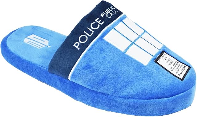 DOCTOR WHO Tardis Mule Slippers