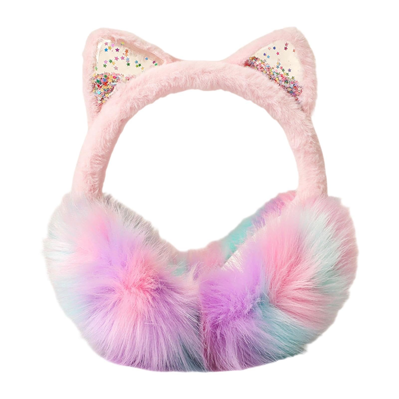 merishopp MERISHOPP®Cat Ear Earmuffs Casual for Cold Weather Plush Earmuffs for Girls Women Teen Pink|Baby|Baby Safety & Health|Hearing Protection Earmuffs-picture-20