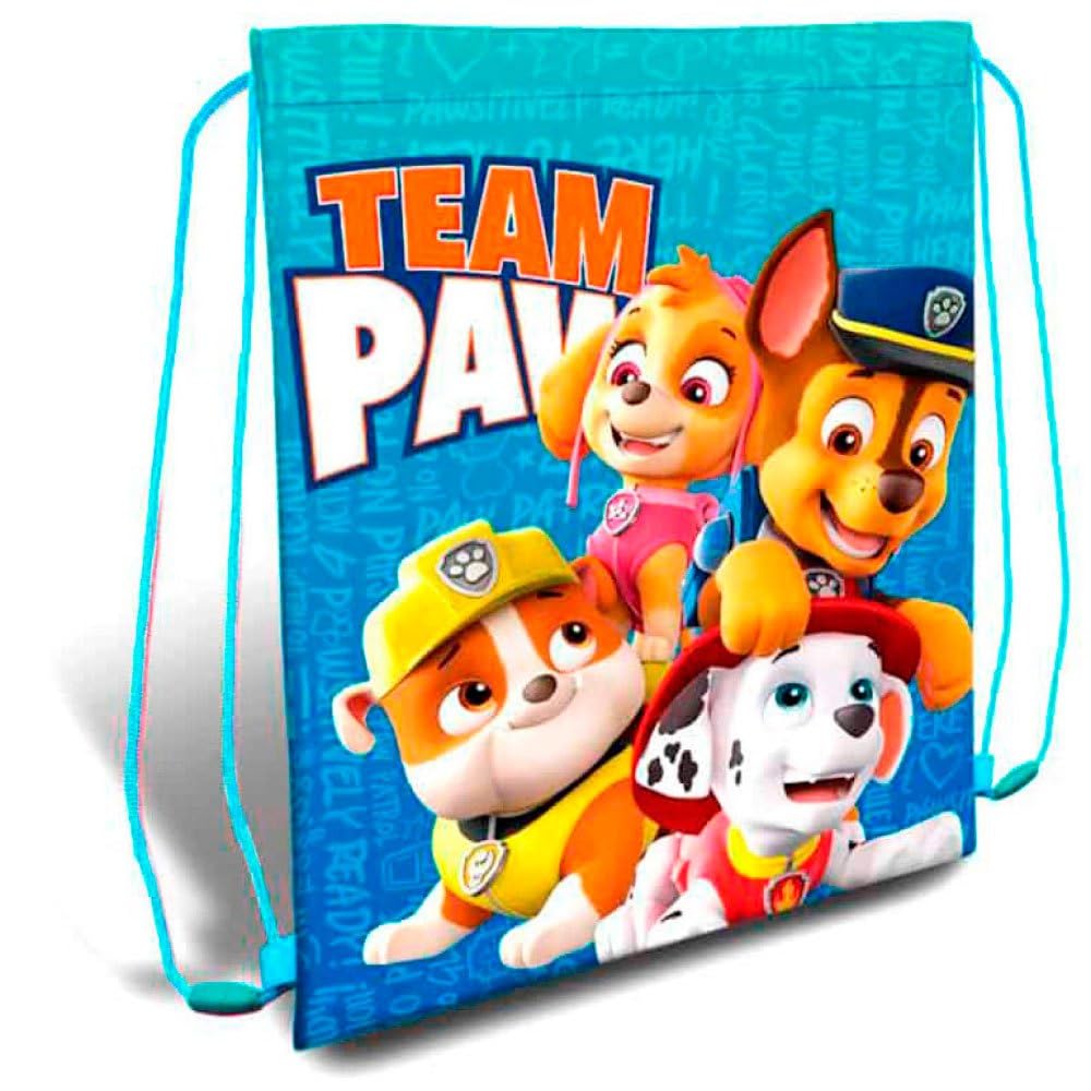 Paw Patrol, Rope Bag, 40 x 30 cm, Multicoloured, Multicoloured, 40 x 30 cm, Gym Rope Bag