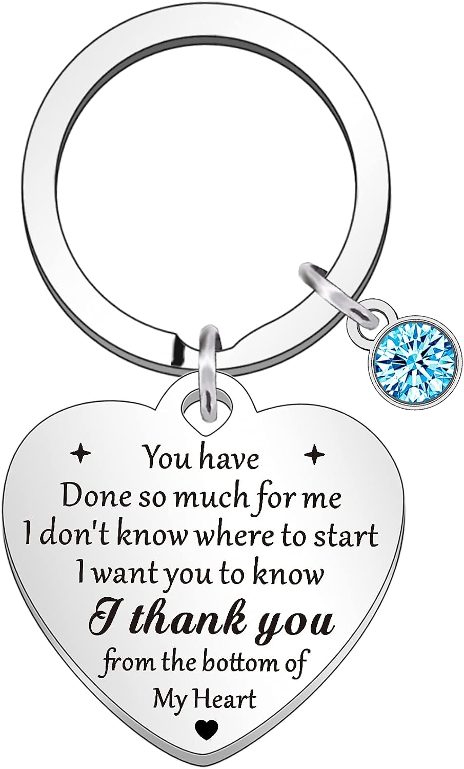 QMVMV Thank You Keyring Gifts for Friend Volunteer Special Teacher Teaching Assistant Mentor Midwife Gift for Women Thank You Colleague Keyring Keychain