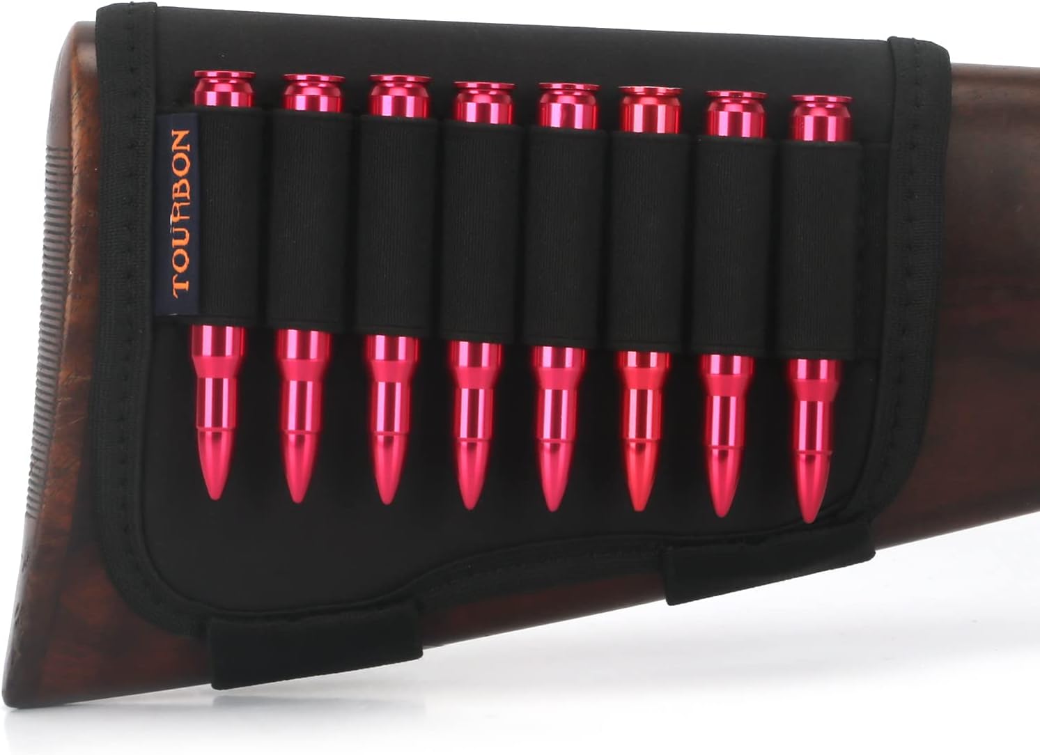 TOURBON Hunitng Rifle Stock Shell Holder Neoprene Ammo