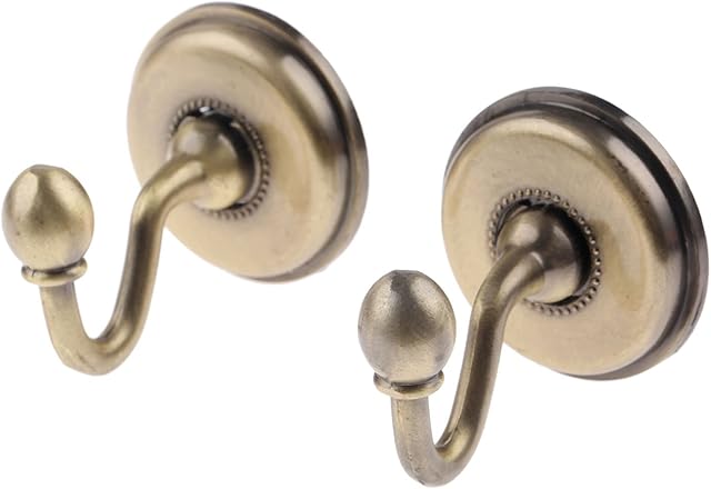 2Pcs Bronze Window Curtain Drapery Tieback Door Wall Tassel Hooks Holder Hanger Room Decor With Screws