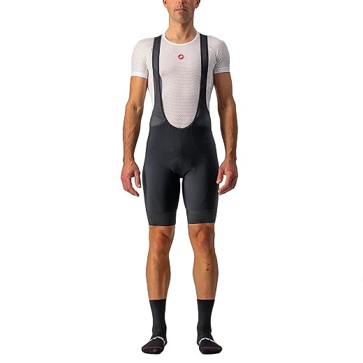 Castelli Men's Entrata Bibshort for Road and Gravel Biking l Cycling