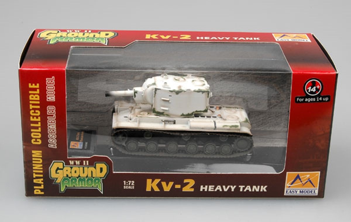 Amazon | 1/72 完成品 36283 KV-2 重砲兵戦車 ソ連陸軍 冬季迷彩 1941