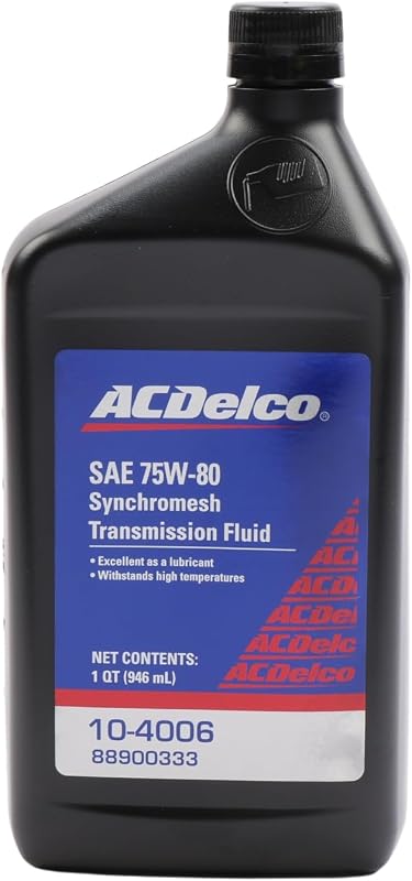 Fluido de transmissão manual Synchromesh ACDelco 10-4006 para GM NV3500 – 946 mL
