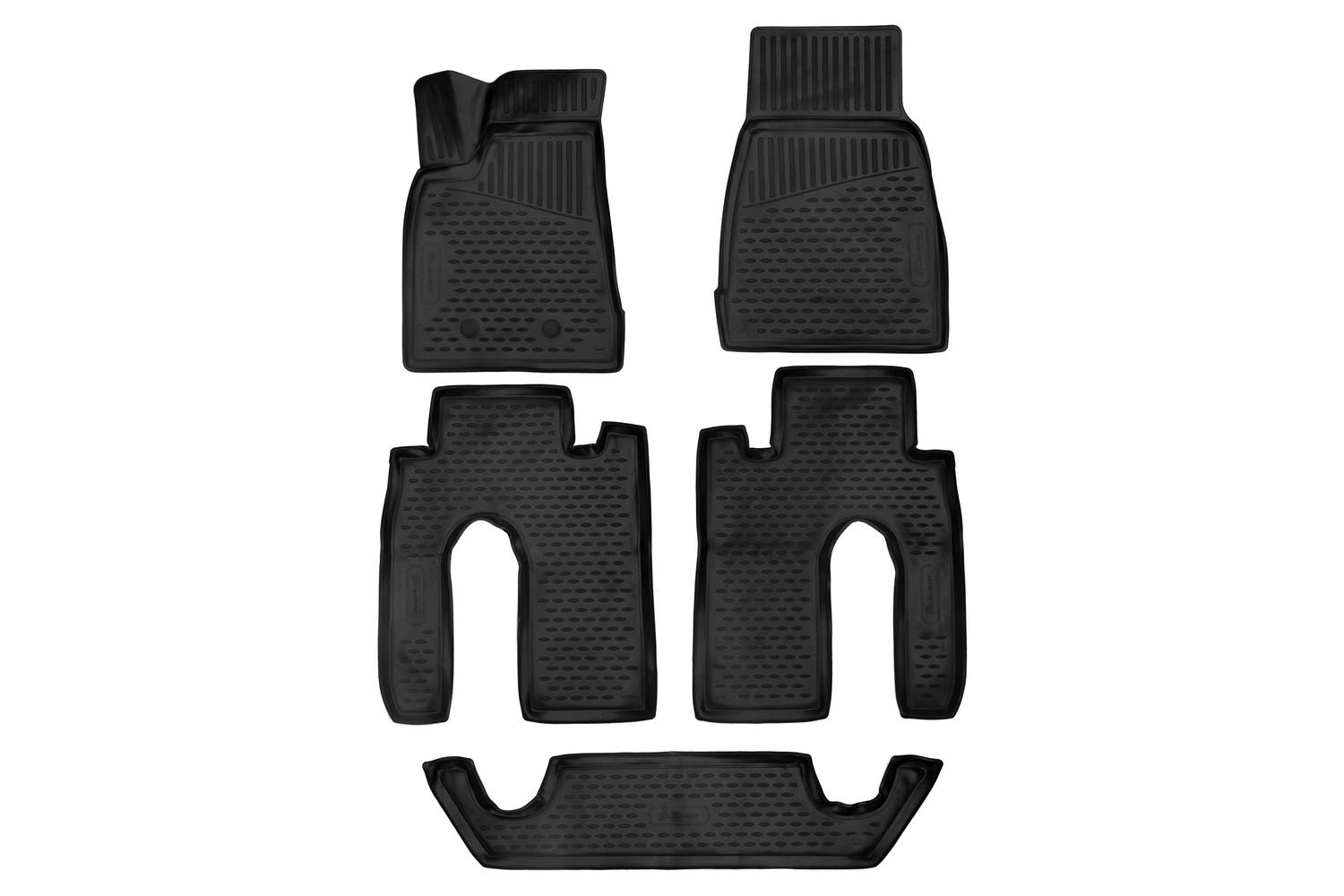 ELEMENT Alfombrillas 3D para ŠKODA Karoq 2017- | Familiar | Europa | Sin Caja Asiento | 4 Piezas — view 124