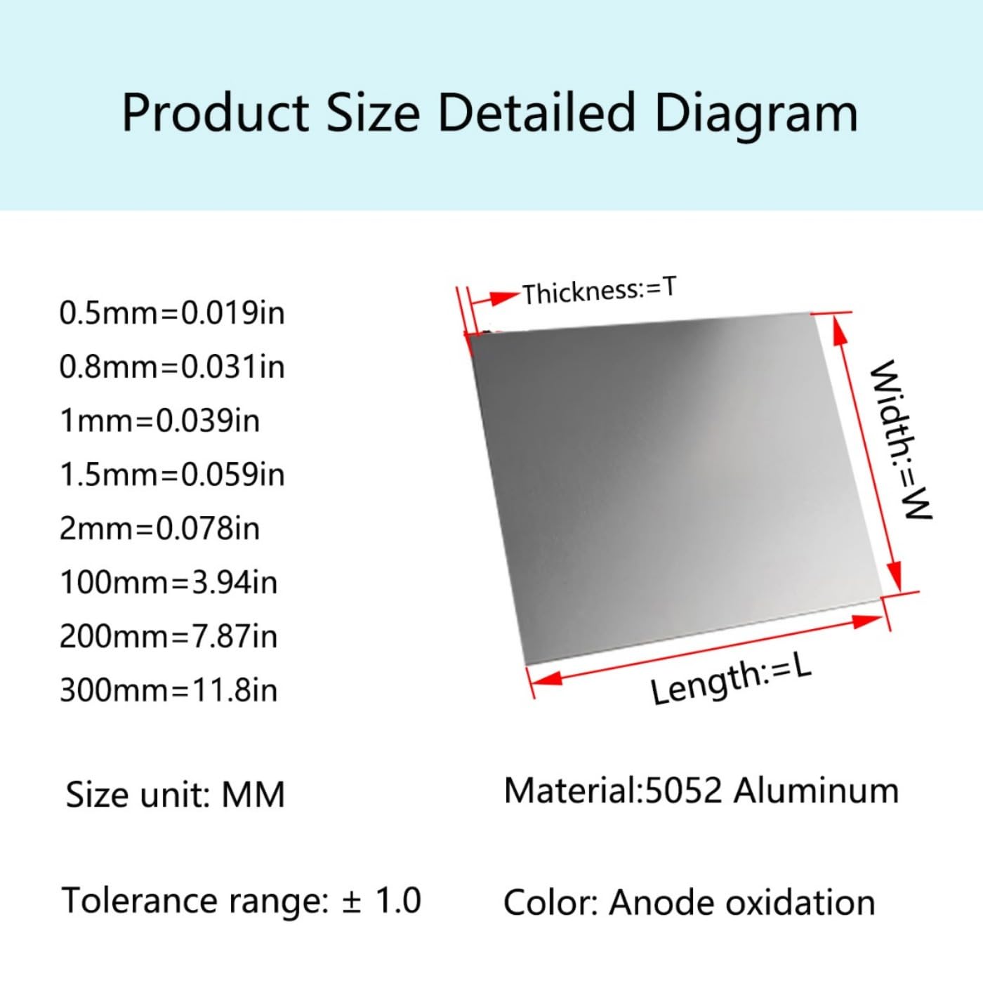 2024-T3 Aluminum Sheet .050