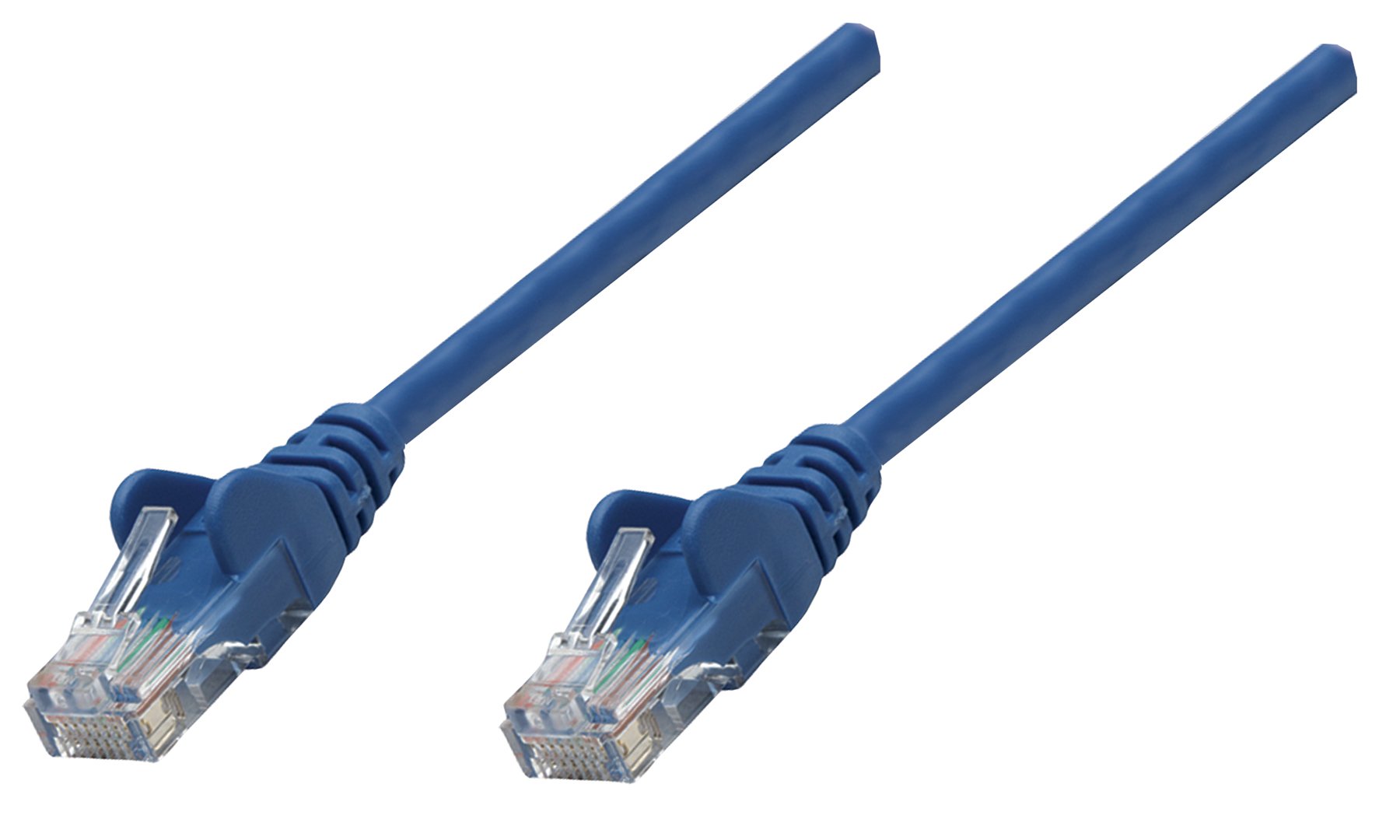 Intellinet Network Solutions Cat5e RJ-45 Male RJ-45 Male UTP Network Patch Cable 14-Feet 453493 Blue 1.0 m (3 ft)