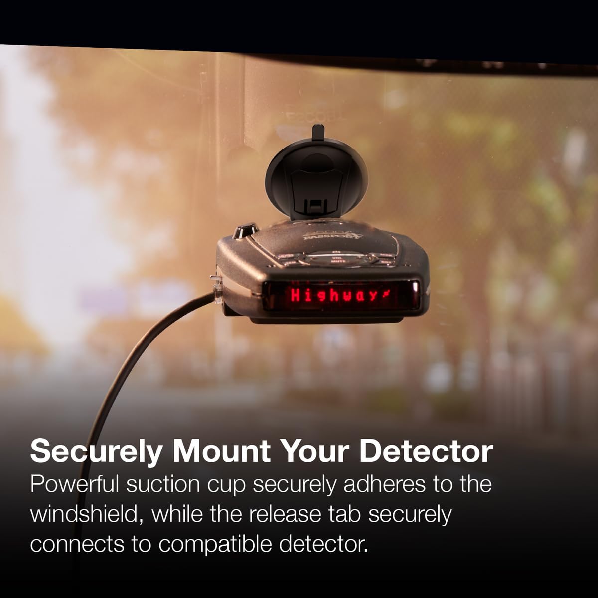 Escort Original StickyCup Silicone Suction Windshield Mount for Compatible Radar Detectors (0020057-2)