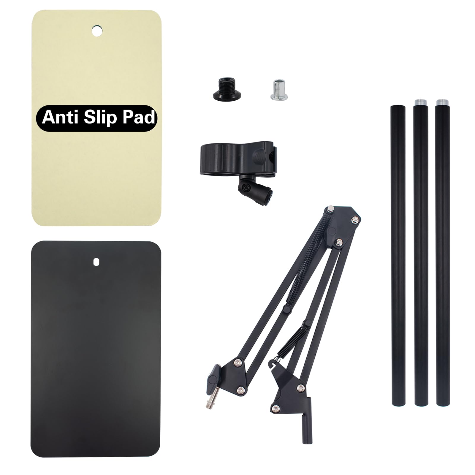 Porte-sèche-Cheveux sur Pied avec Base Lourde Réglable en Hauteur (1,75 m) et en Angle pour Salon à Domicile & Soins pour Chiens/Chats