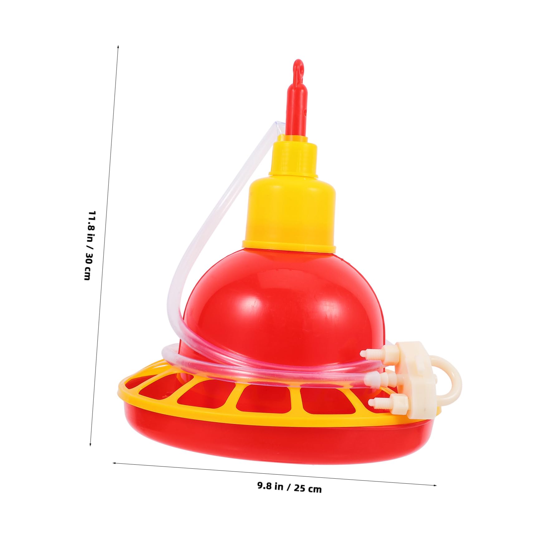Abbeveratoio Automatico per Polli e Colombi in Pp Resistente, Design Arrotondato Unico, Facile da Pulire, per Uso Domestico e Negozi di Animali