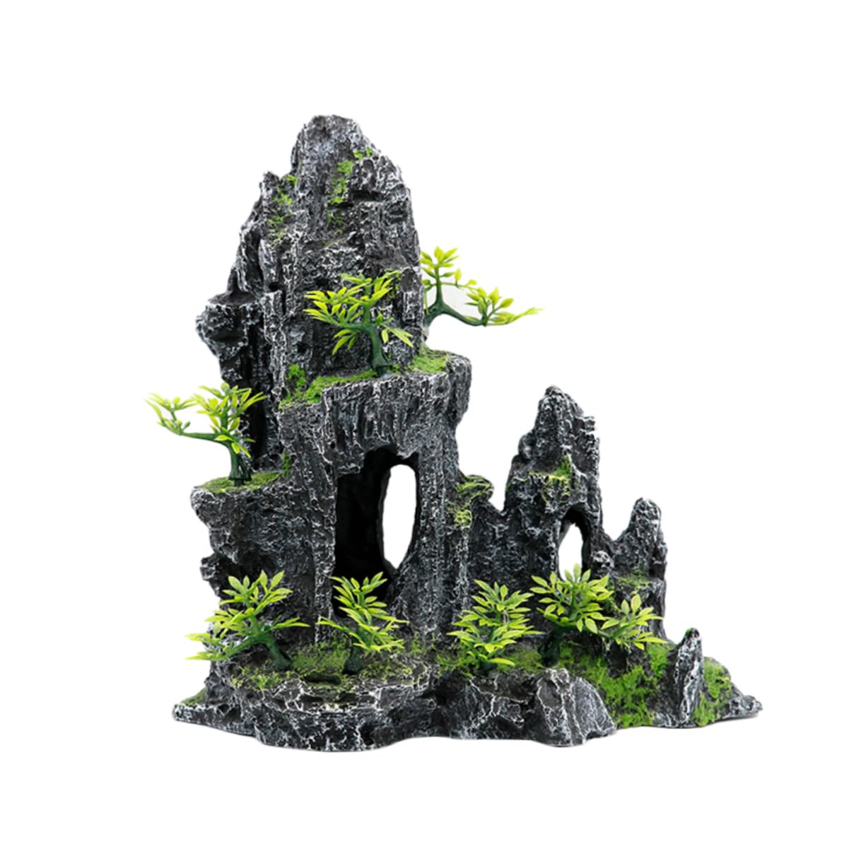 Aquarium Dekoration Aquarium Fischhöhle Berg Große Dekoration Höhle Ornament Berg Futterspender Steingarten Großer Für