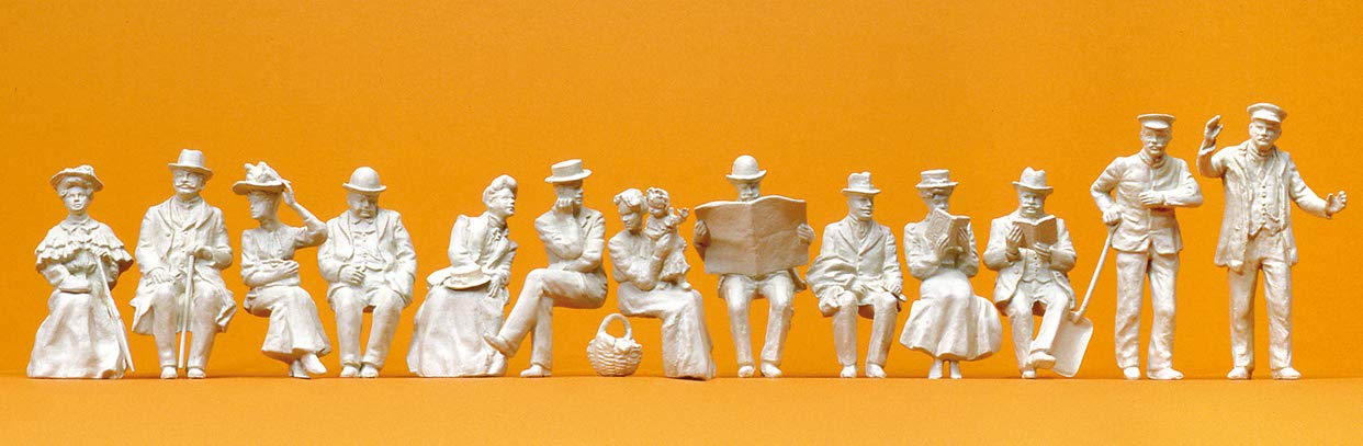 Figurines miniatures : Policiers français - Preiser 10341