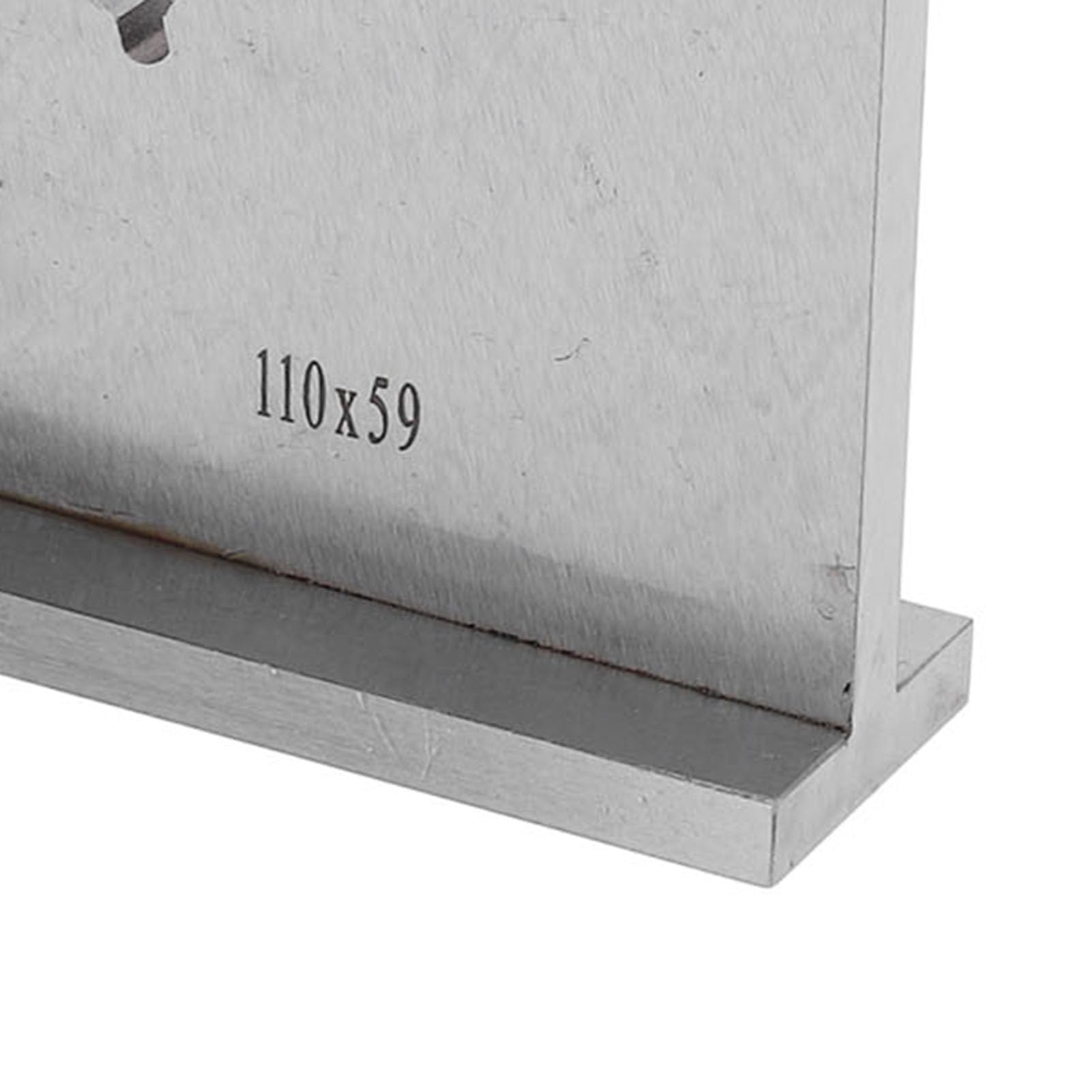 Équerre à Onglet, Construction en Acier Carbone 30 45 90 120 Degrés Règle Multi-angles avec Base