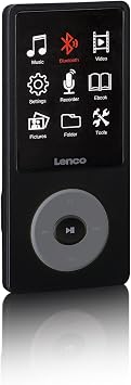 Lenco Xemio-860BK Portable CD Player, Black