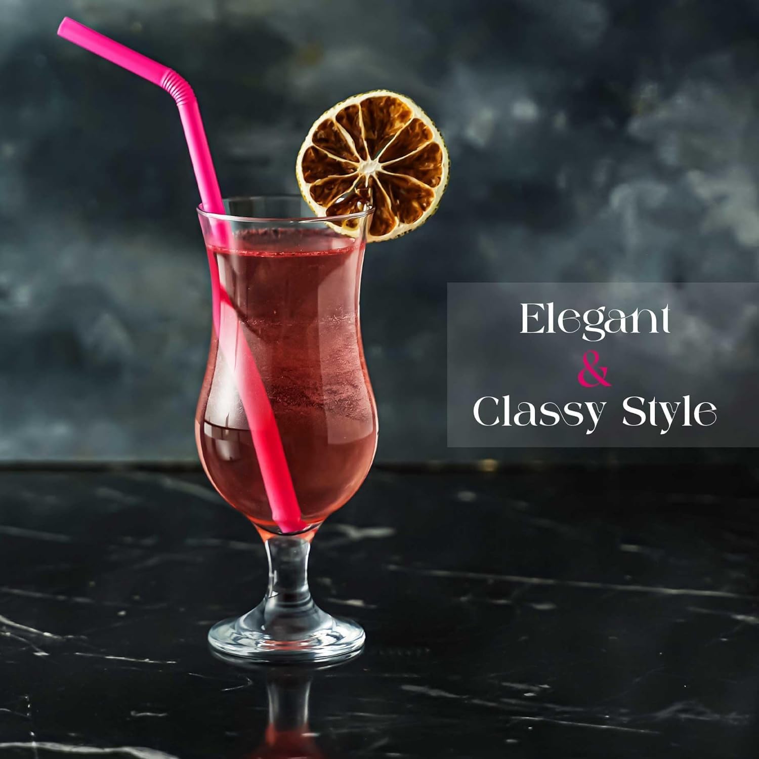 GRILIX European Large Hurricane Glasses Set of 4 Heavy Base Bar Glass for Water, Juice, Beer, Wine, Whiskey, and Cocktails -350ml 2