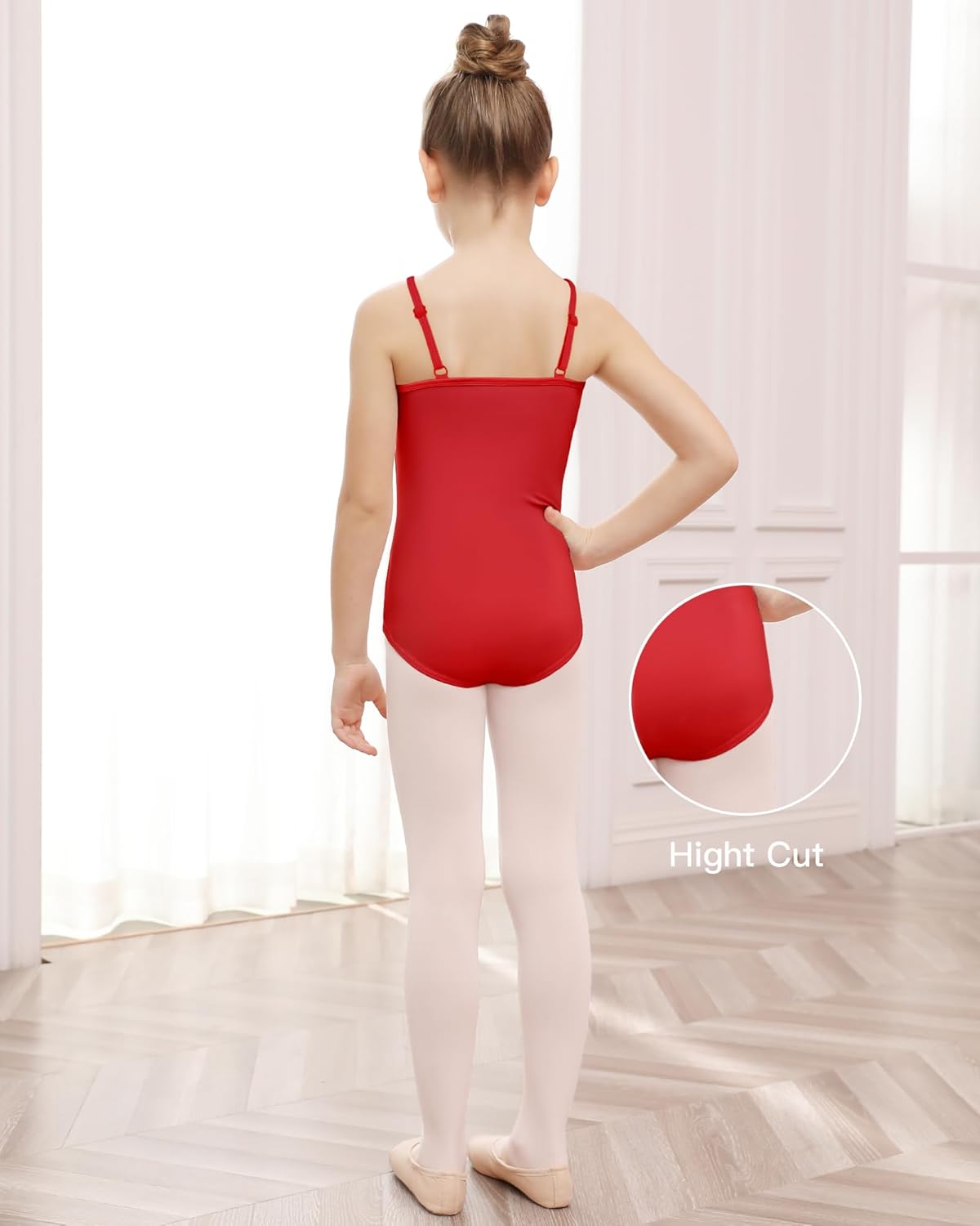 Stelle Ballet Leotards for Girls Dance Leotard Gymnastics Unitards Outfits with Adjustable Straps - Image 3