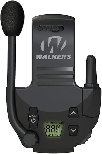 Miniatura 3 de Walker's Razor - Orejeras electrónicas delgadas con paquete de accesorios para walkie talkie