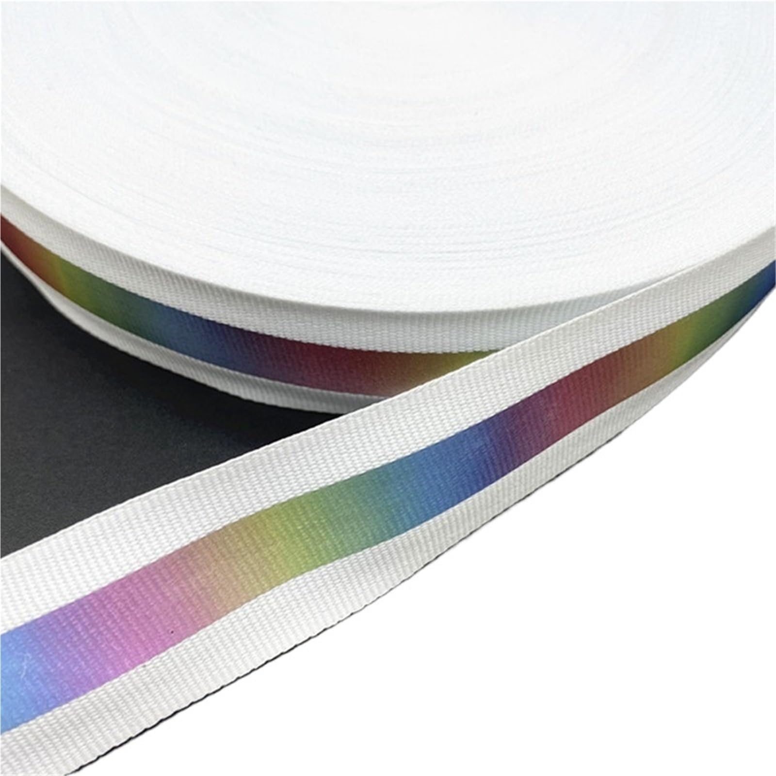 MRVAKDYDI Elastic Reflective Tape for Clothing, Reflective Sewing Ribbon Grosgrain For Clothing Multicolor 25mm x 5 yards(Color-03)