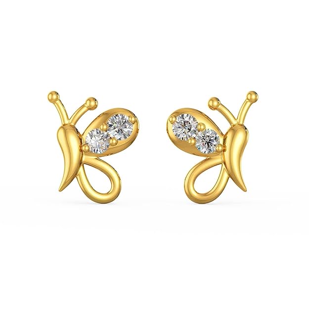 Joyalukkas 22KT Gold Stud Earrings for Women
