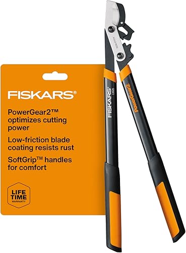 Miniatura 9 de Fiskars Lopper forjado, cortador de ramas de alta resistencia, herramienta de jardinería con hoja reemplazable, 30 pulgadas, negro/naranja
